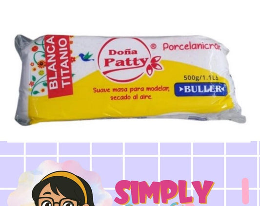 Cold Porcelain Clay, Air-dry clay, Porcelana Fria Buller